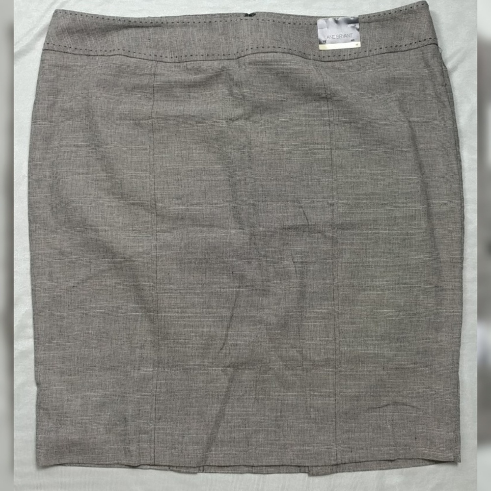 Lane Bryant Cotton Linen Blend Skirt 22